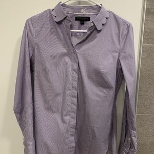Banana Republic Striped Button Down